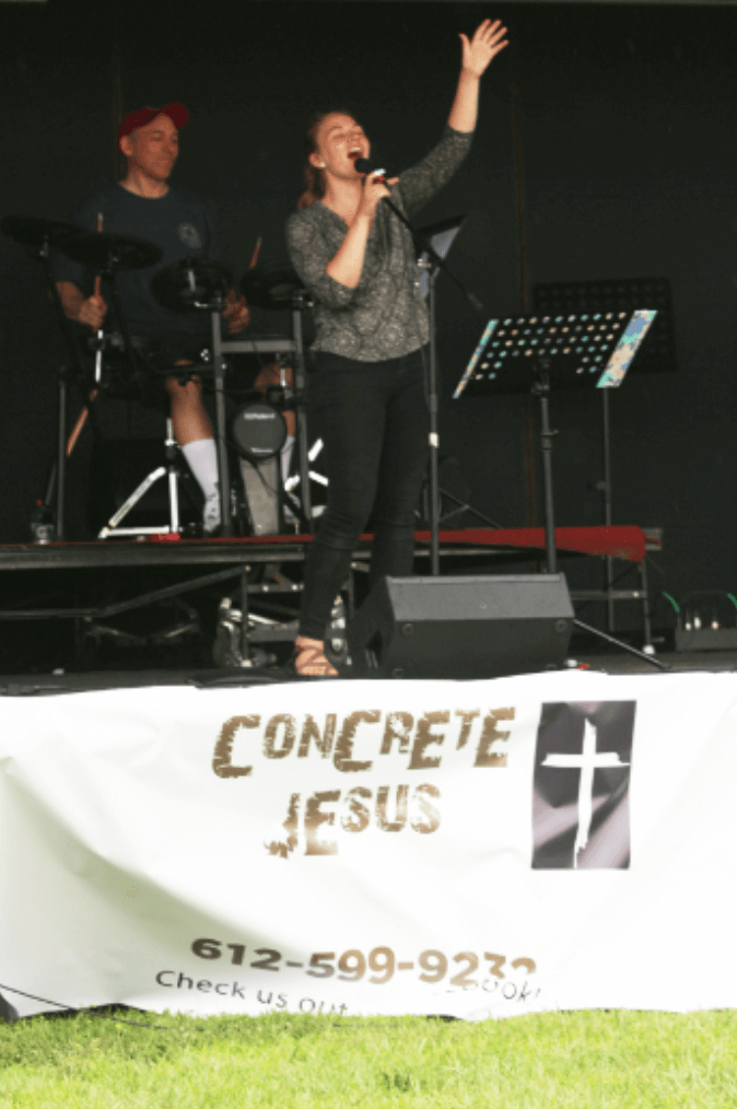 Concrete Jesus perform at the 2023 fest